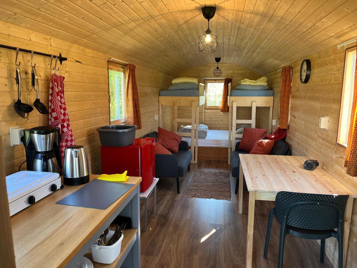 Luxury tent Pipowagen Voor 4 Personen